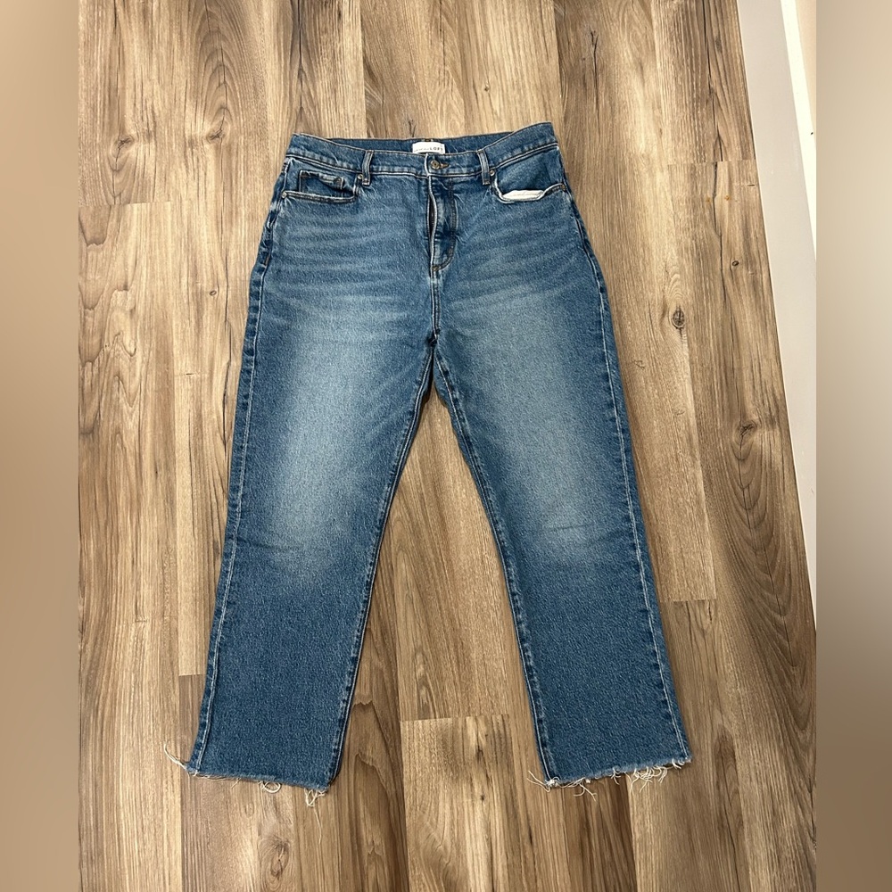 LOFT Blue Straight Leg Jeans Versatile Denim